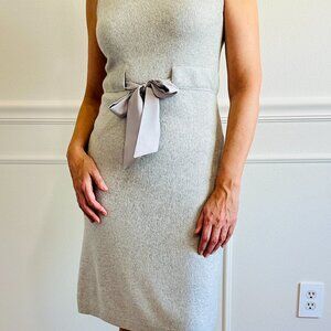 NWT Cashmere J. Crew party dress with grosgrain ribbon